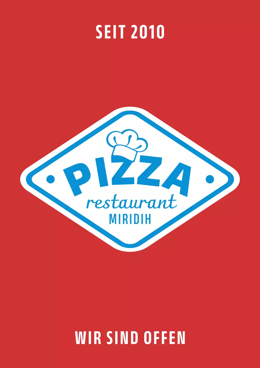 Red Blue Pizza Italienisches Restaurant