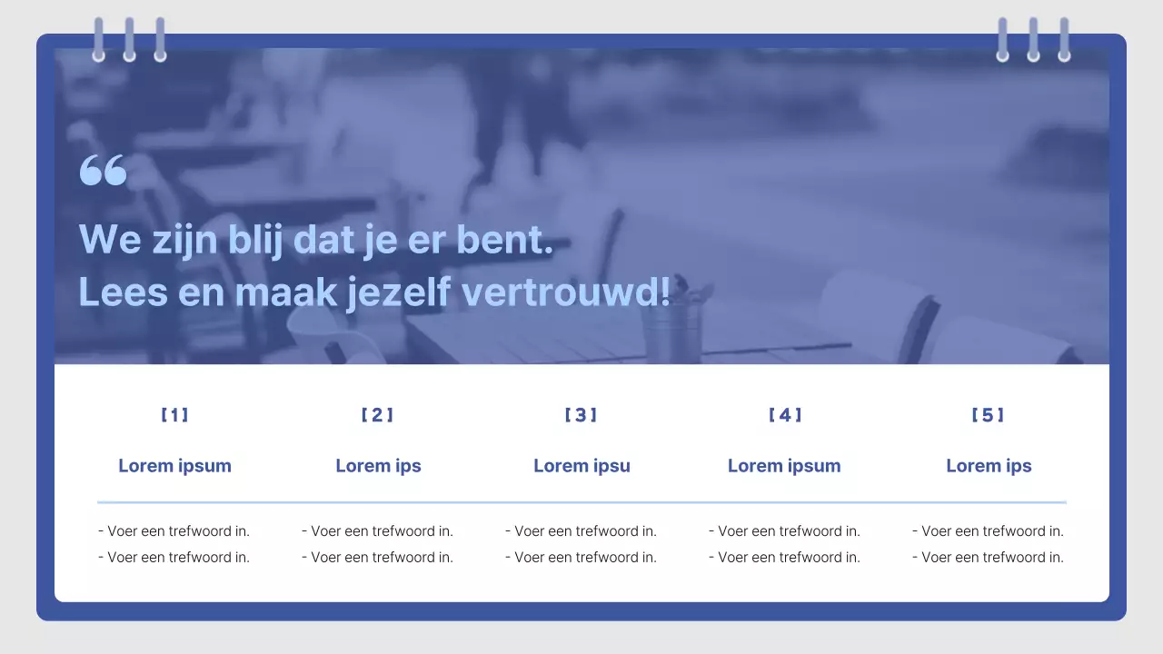 Eenvoudige trainingshandleiding voor Blue