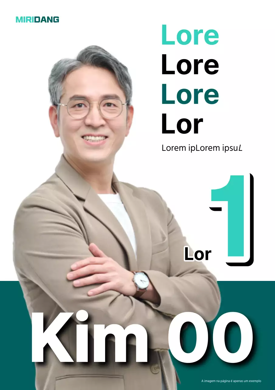 Promover brochuras eleitorais em verde e branco