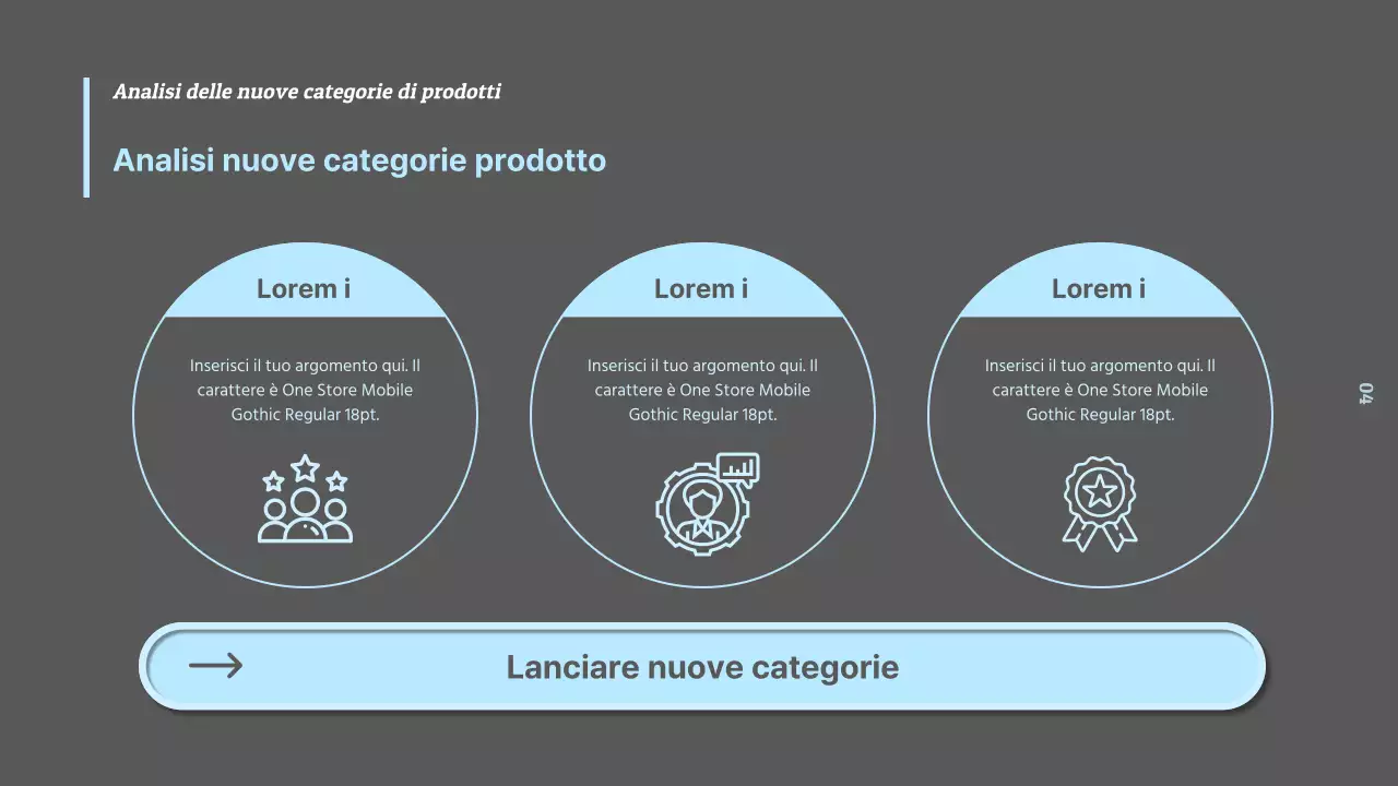 Semplice rapporto di ricerca sul mercato alimentare in nero, bianco e azzurro