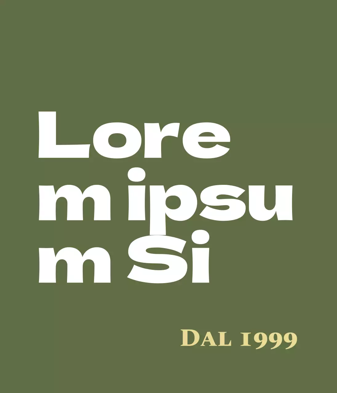 Merce da caffè con concetto di lettering