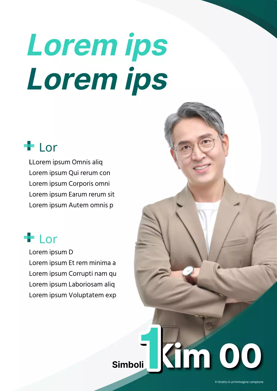 Promuovere opuscoli elettorali in bianco e verde