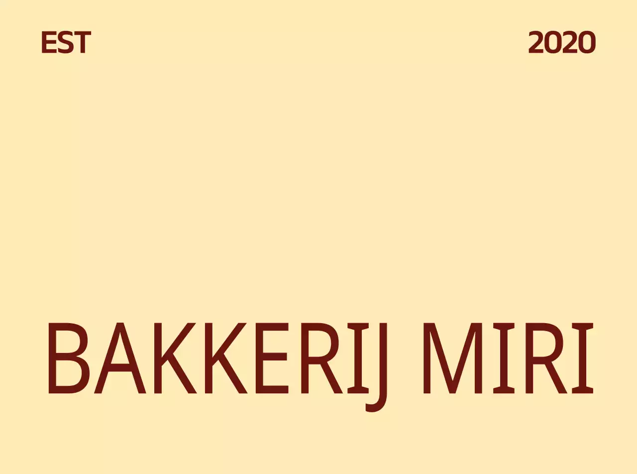 Donkerbruin Schoon Wit Typo