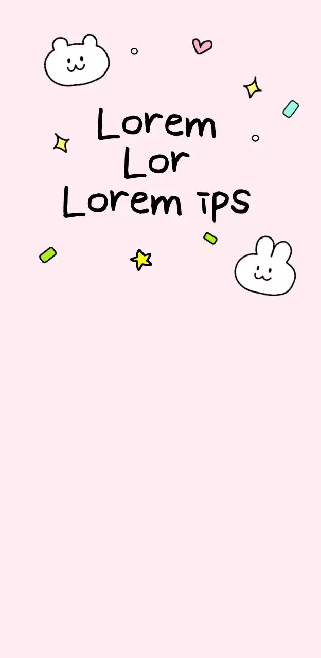 Pink cute illustration drawing character meme