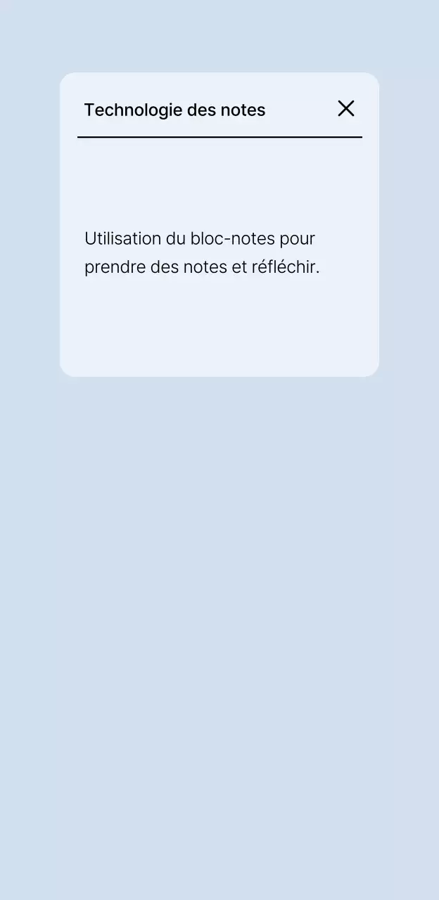 Conception d'un concept de notification pour téléphone portable