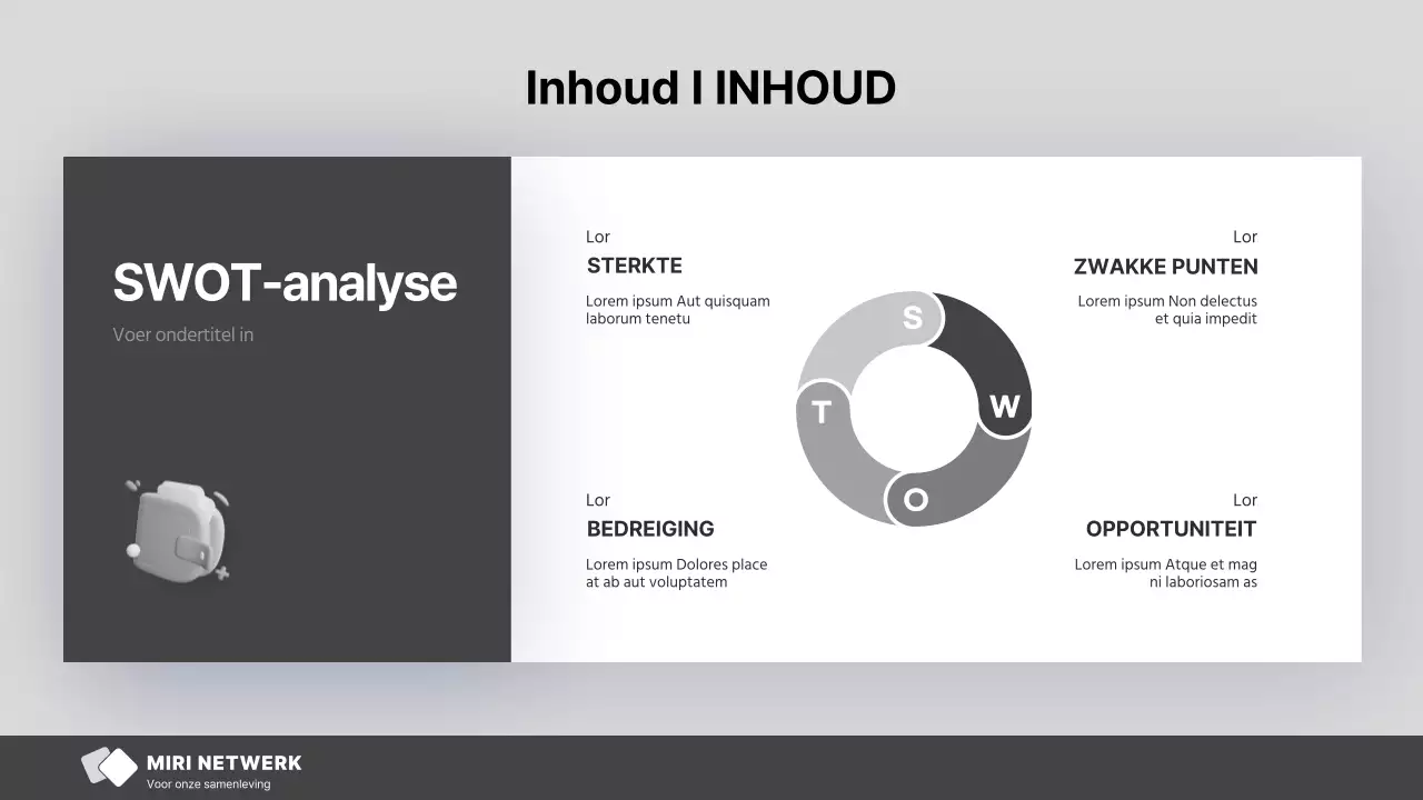 Eenvoudige, grijze en witte rapporten voor NGO's