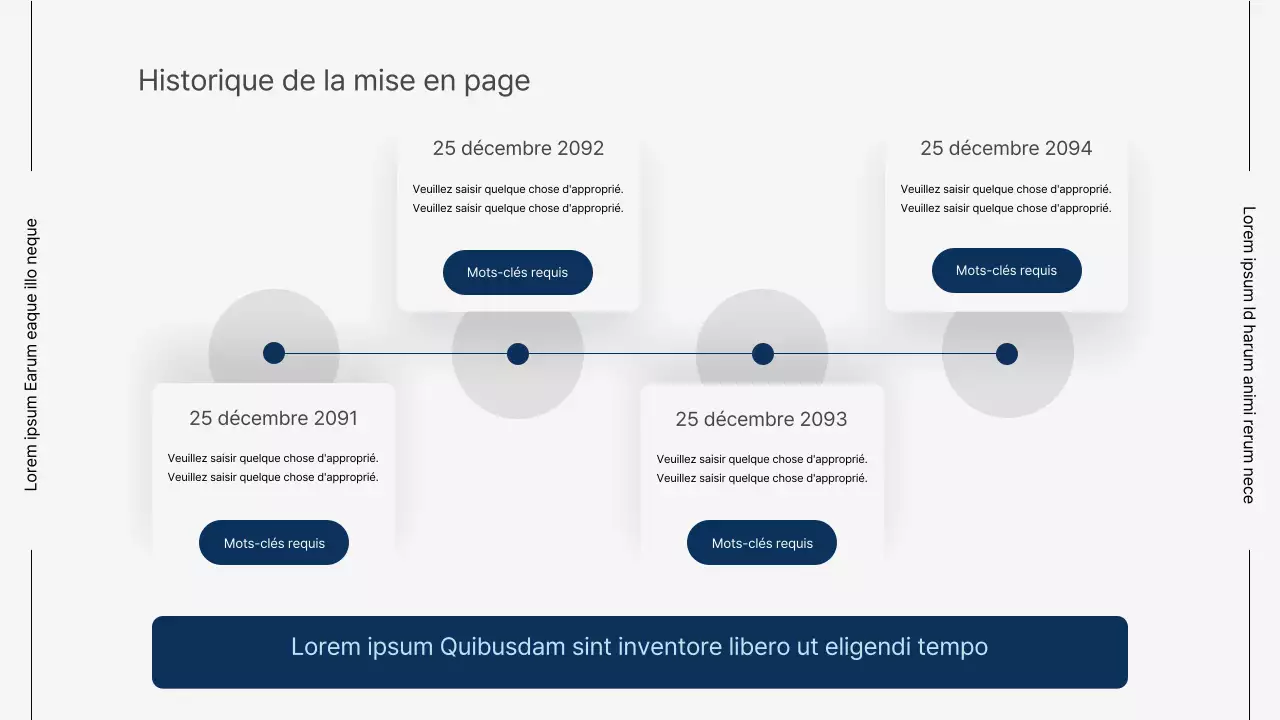 Rapports d'activité modernes en gris et bleu
