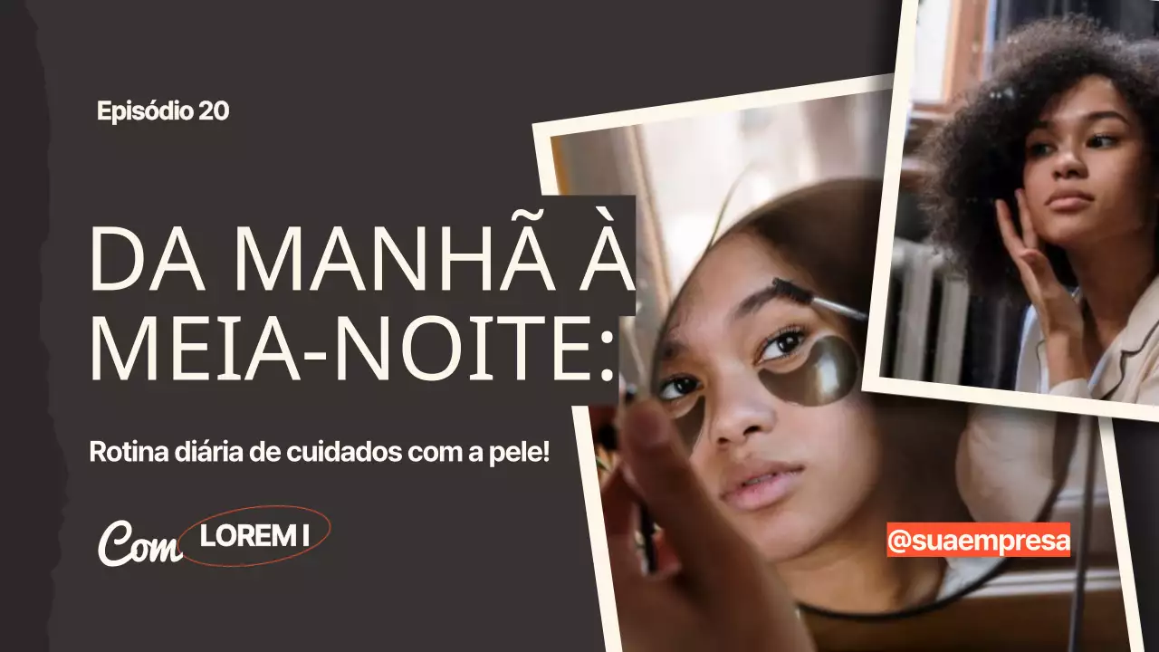 Guia de rotina simples para a pele castanha e bege