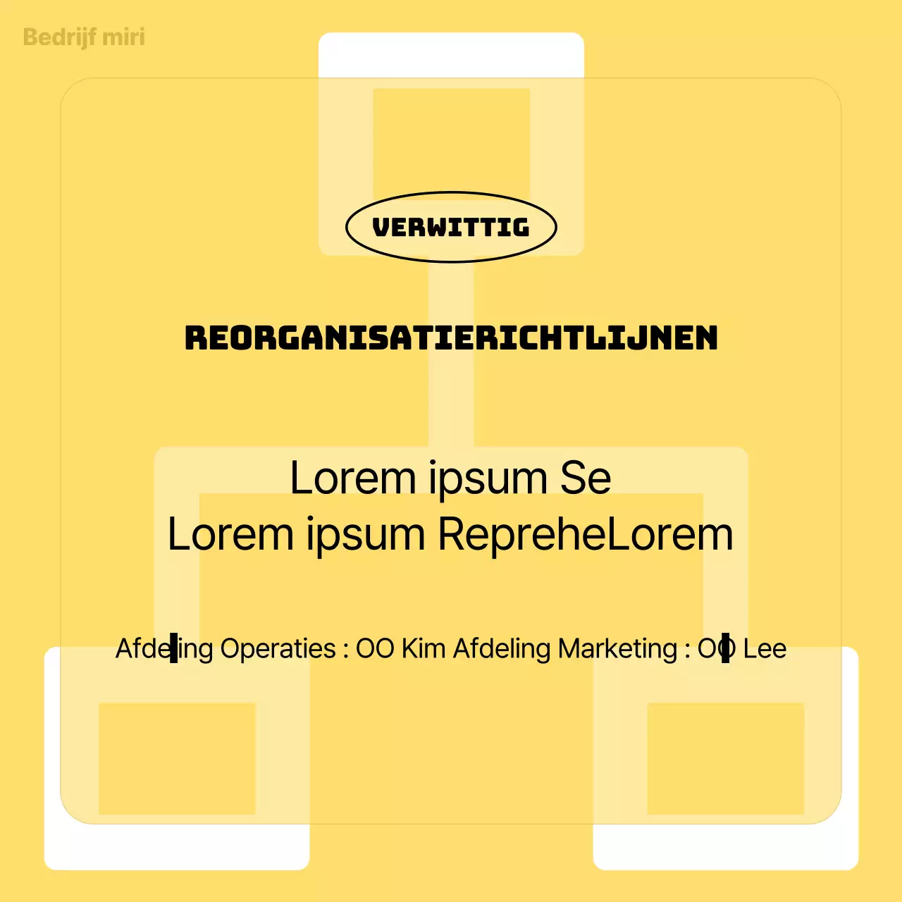 Een eenvoudige oranje en zwarte gids voor interne HR-mededelingen