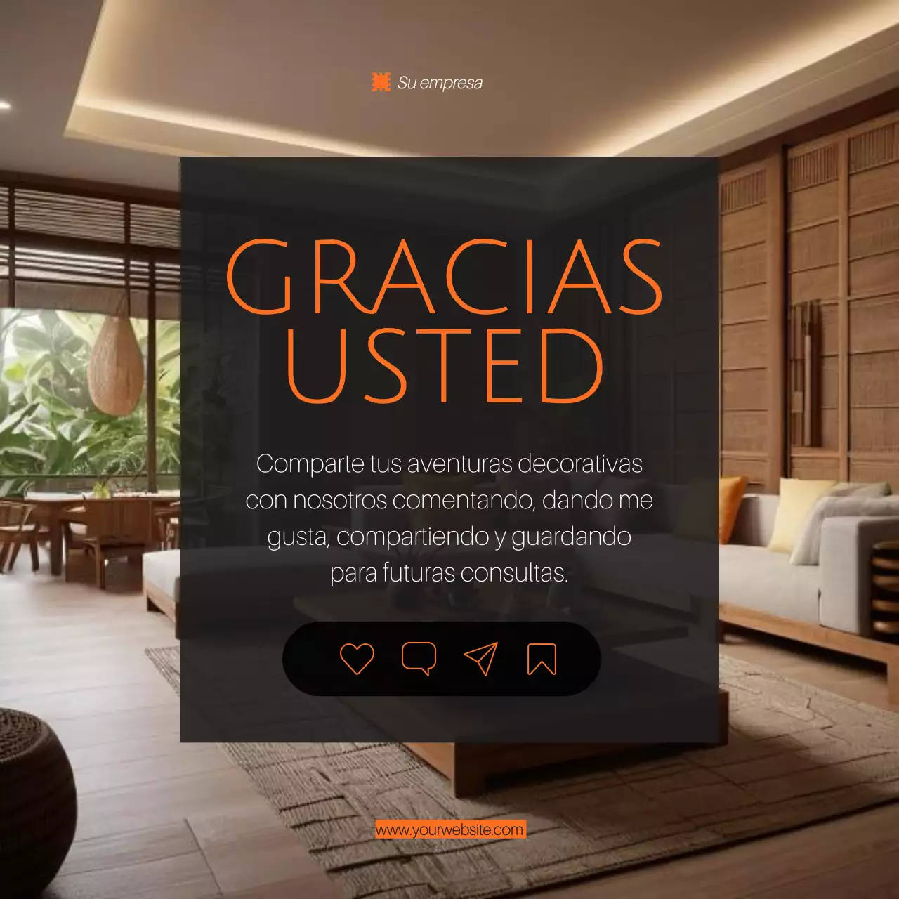 Negro Naranja Elegante Guía de Ideas de Decoración para el Hogar