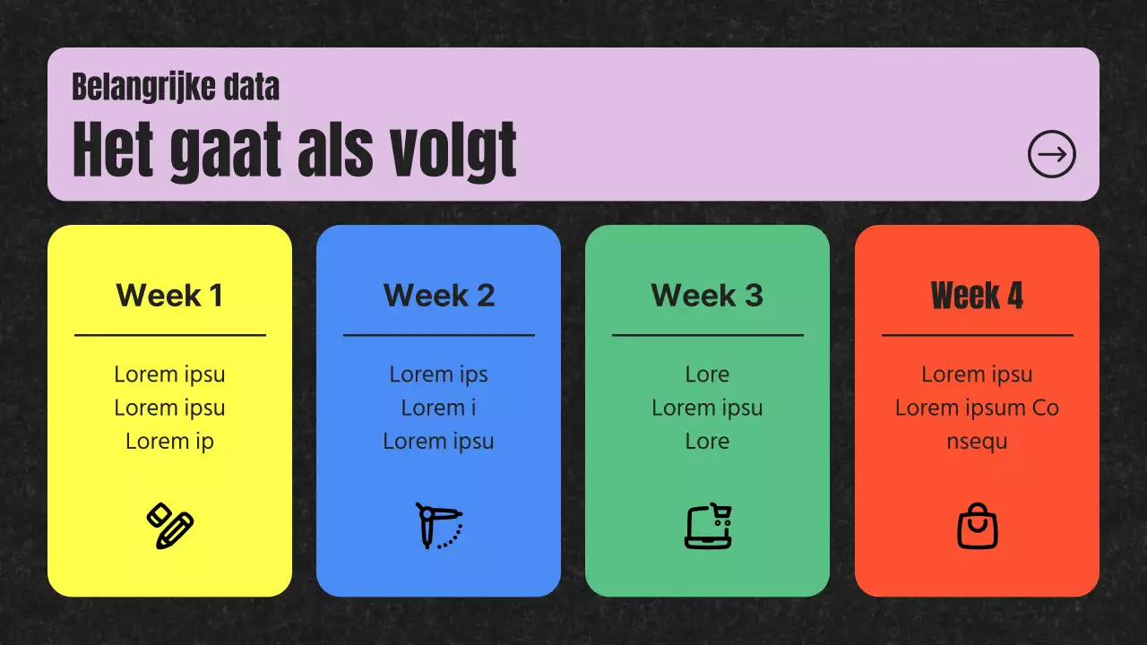 Zwart en Regenboog Pop Art Deelnemer Wervingsbrief