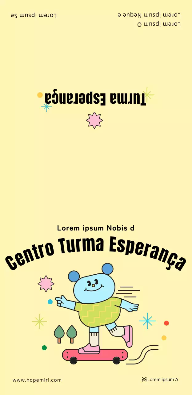 Centro de Aconselhamento Escolar em amarelo