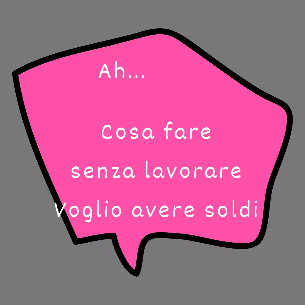 Design umoristico con bolle vocali