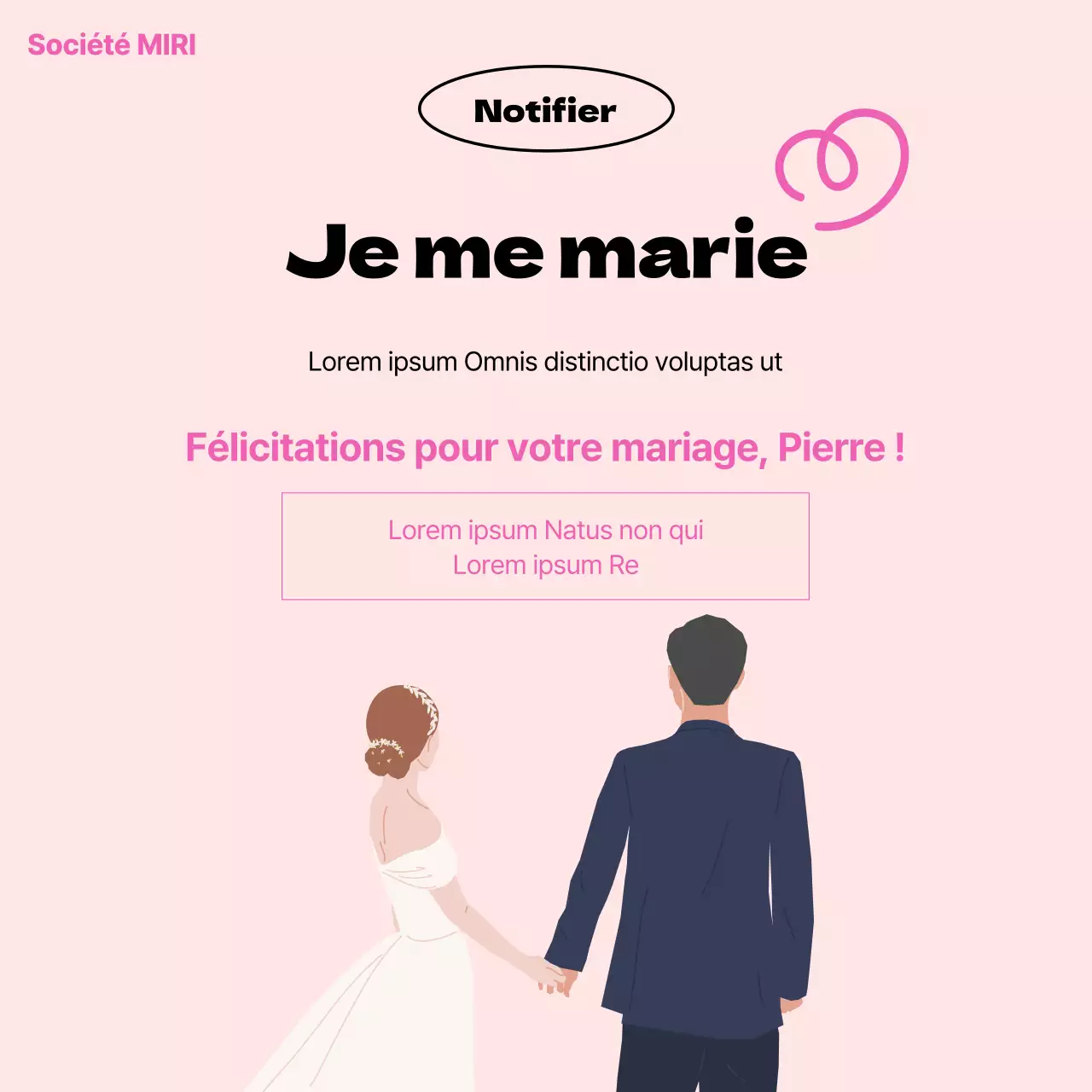 Un simple guide orange et noir pour les annonces internes des RH