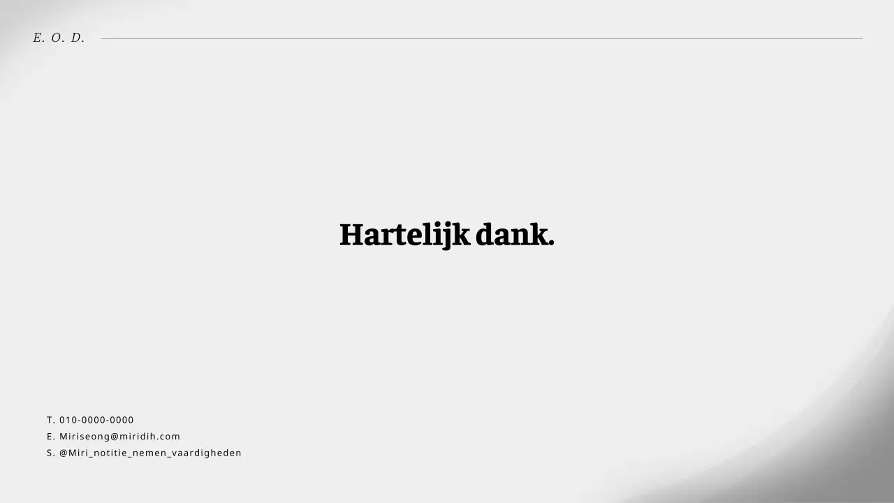 Een eenvoudige, grijze sollicitatiebrief