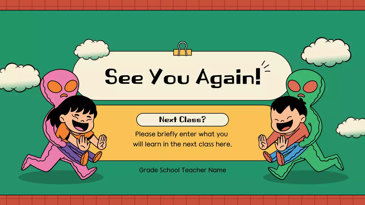 Apresentação da classe Green Retro Kids