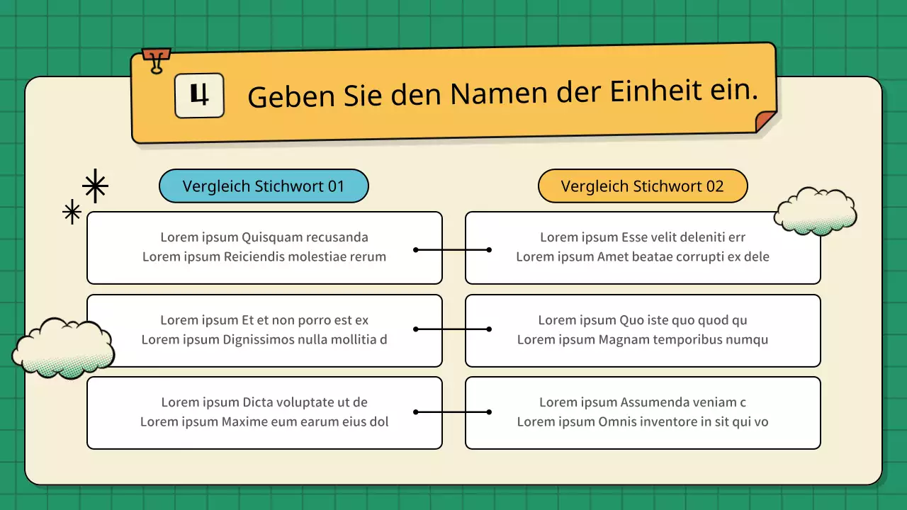 Alte Kinder-Lehrpläne in Grün und Gelb