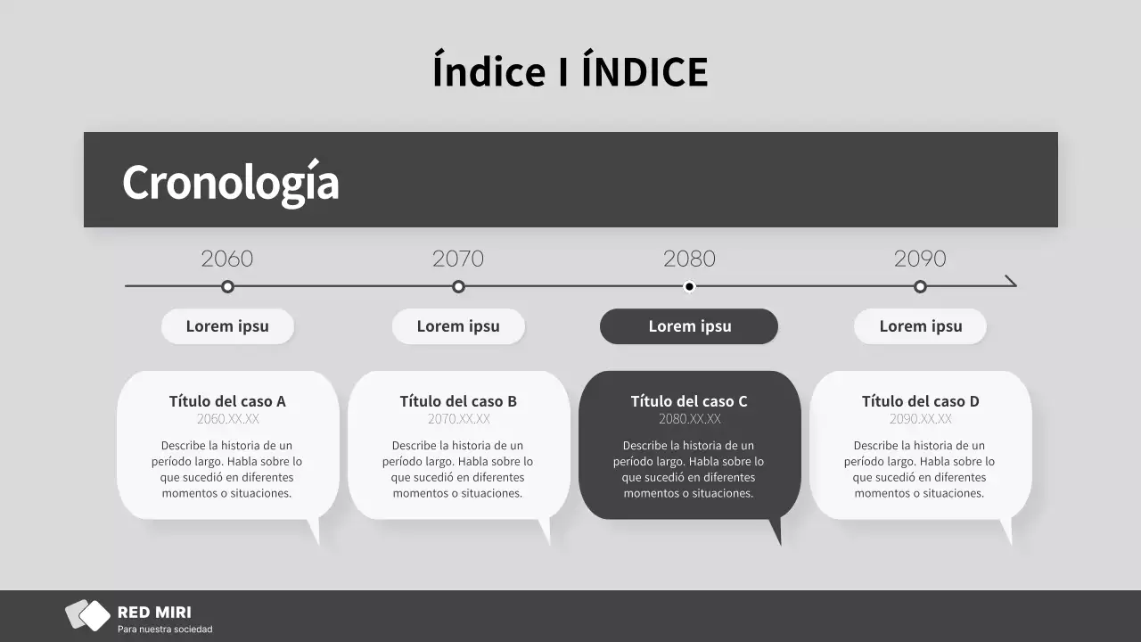 Informes sencillos y en blanco y gris para ONG