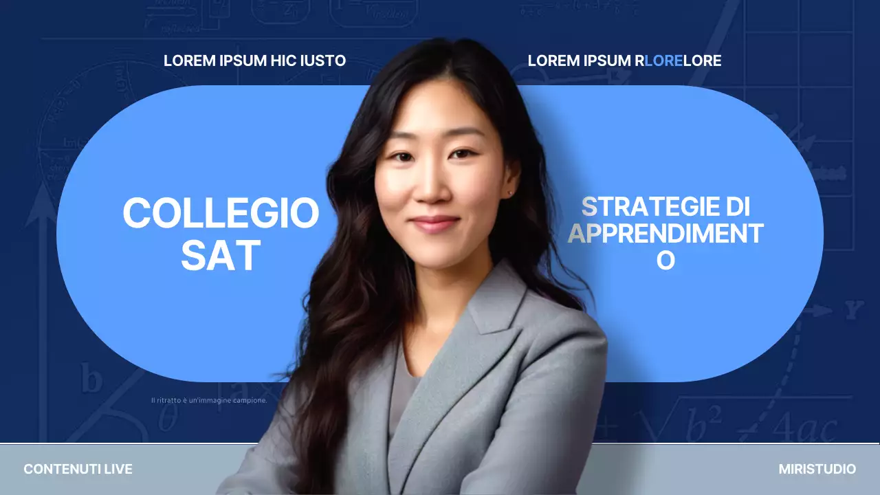 Informazioni sulla formazione moderna SAT blu navy e blu chiaro