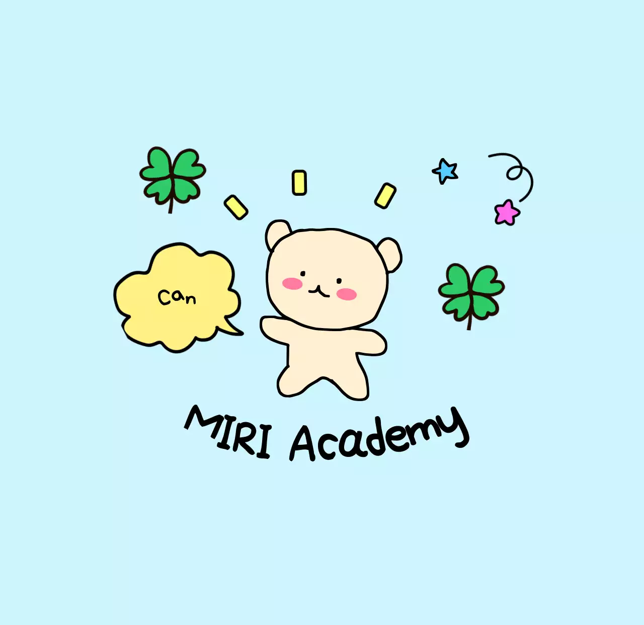 Menjejalkan barang-barang sekolah yang lucu dengan karakter dan elemen warna-warni