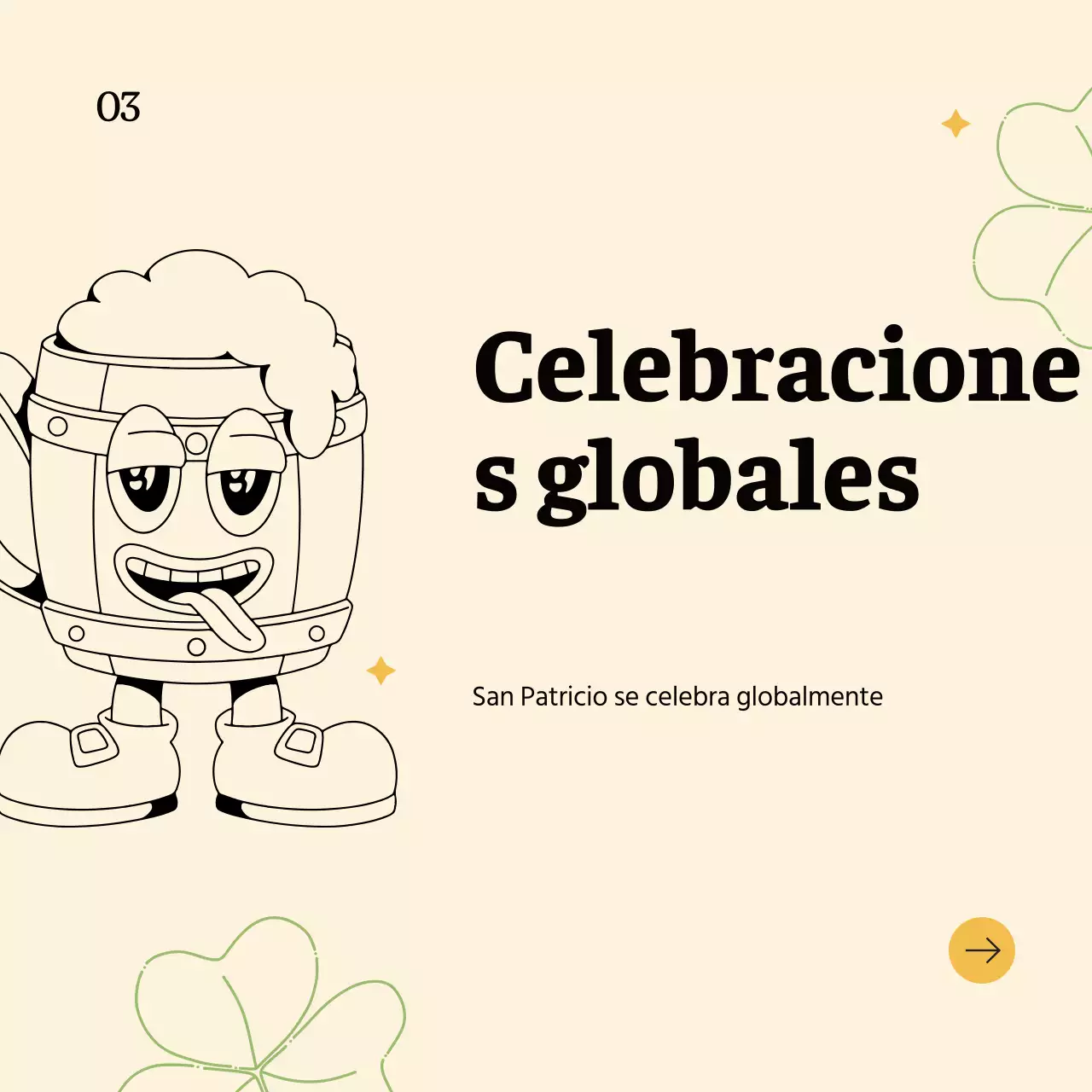 Verde y Beige Simple St. Patrick Day's Story Publicidad