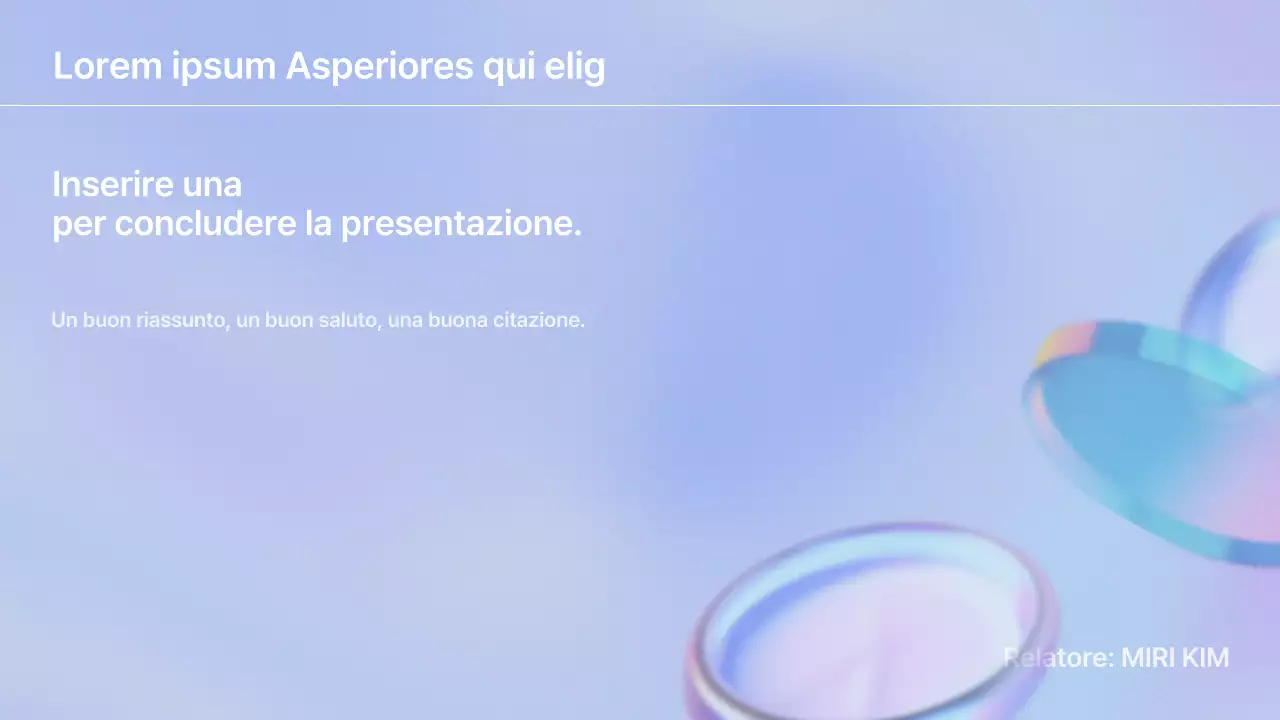 Rapporti semplici, in bianco e blu, brevi e privi di contenuti.