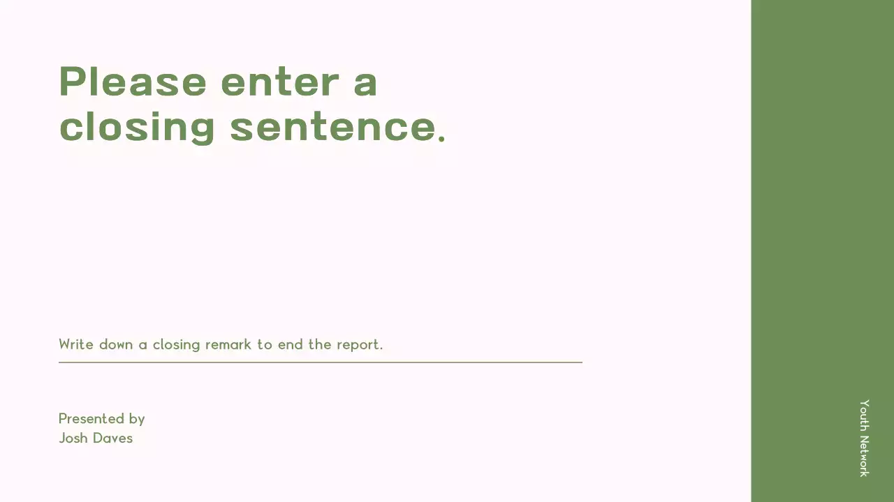 Green Minimal Ngo Presentation