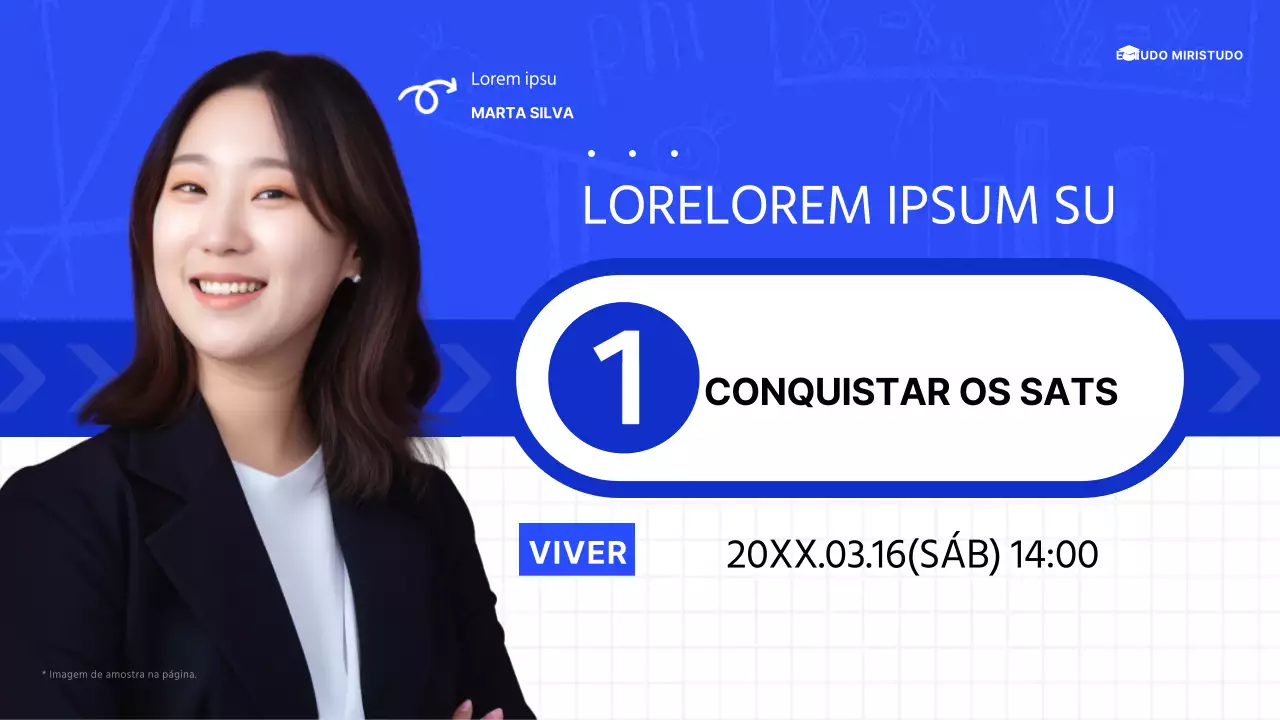 Sobre a sessão de informação sobre a formação SAT azul e branca e moderna
