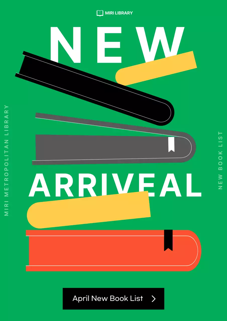 Green Modern Book Promotion Poster