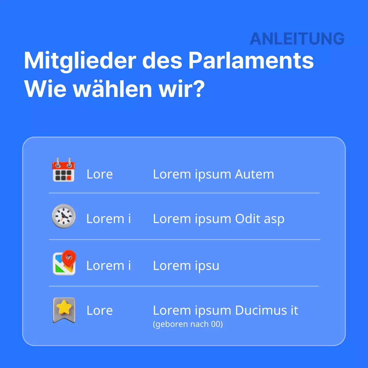 Was man über die blau-weiße Wahl wissen sollte