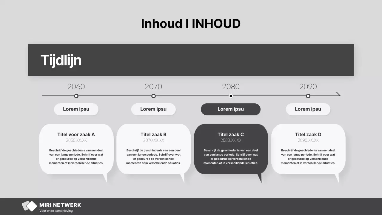 Eenvoudige, grijze en witte rapporten voor NGO's