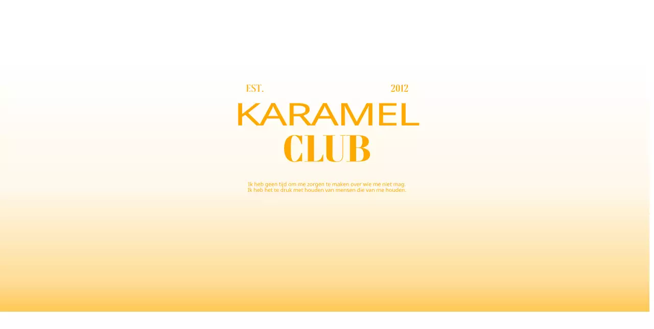 Indrukwekkend ontwerp met smaakvolle verlopen en plaatsing van typografie