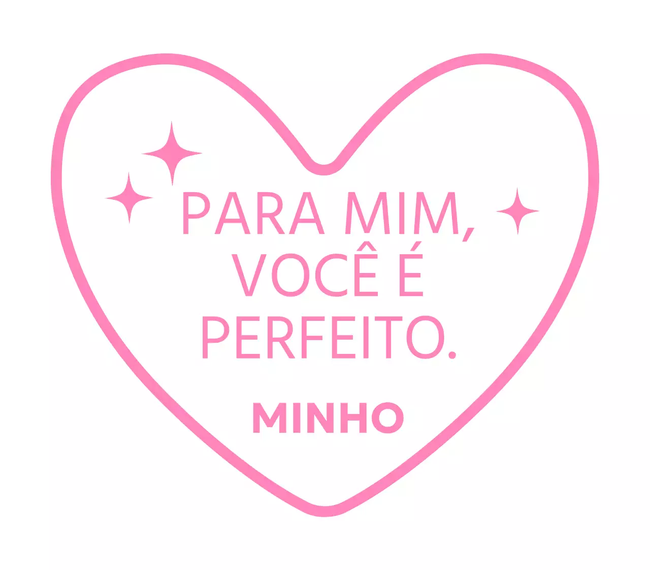 Concebido com um texto encantador