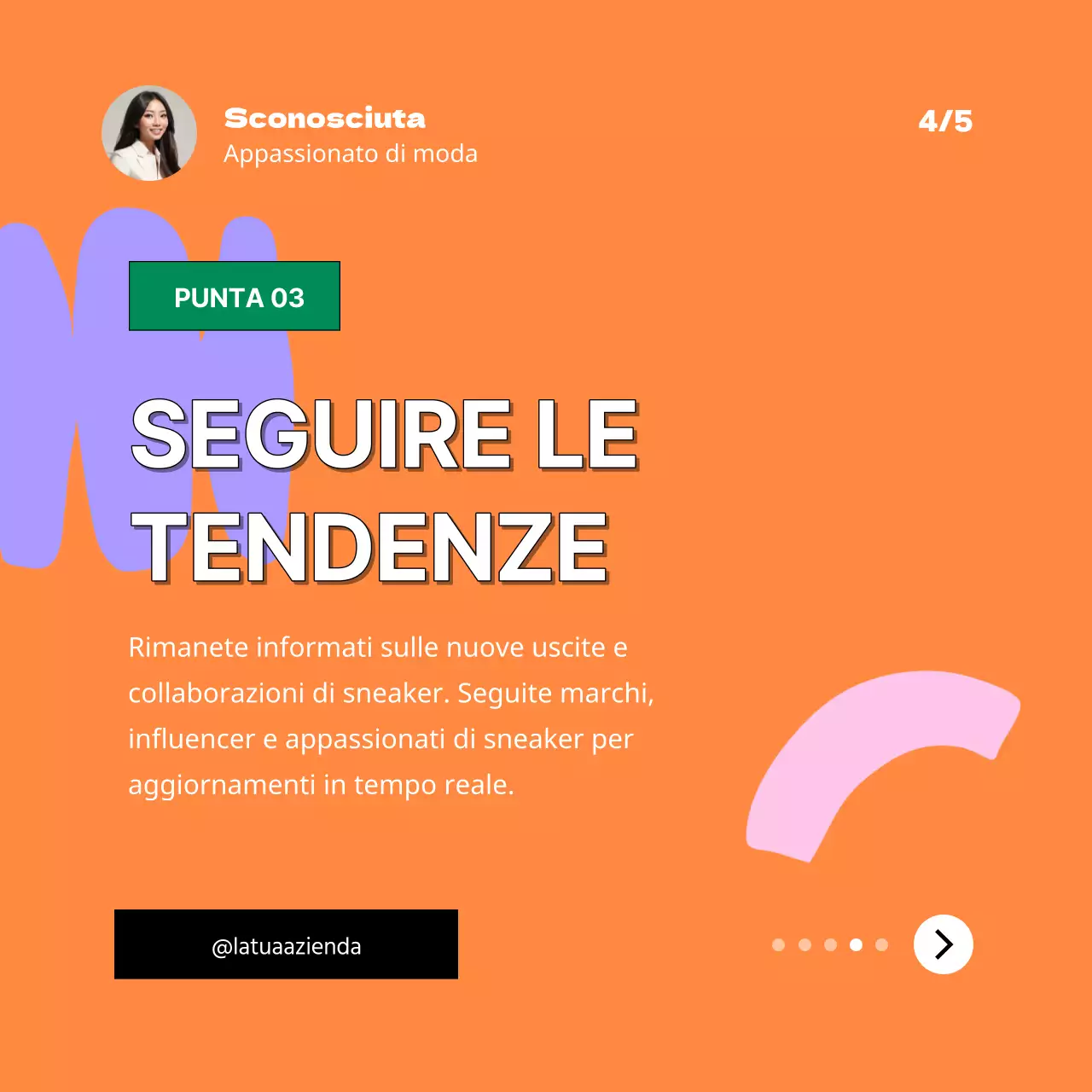 Viola e rosa Consigli di moda di tendenza Pubblicità