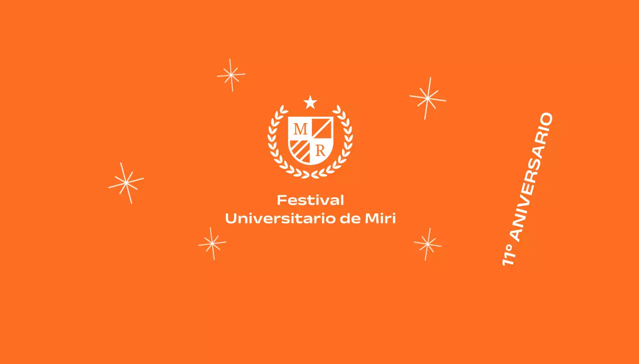 Fiestas escolares con el logotipo de la escuela con laurel y purpurina