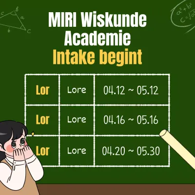 Een minimalistisch schoolcurriculum met een groene achtergrond bevorderen