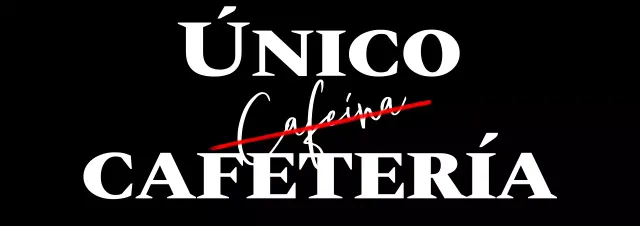 Para promocionar una cafetería con un concepto de letras