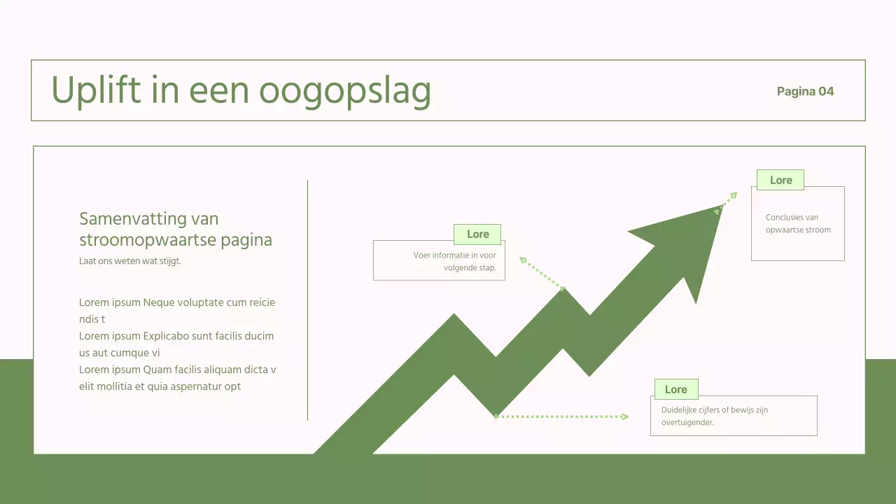 Eenvoudige, groene en roze rapporten voor NGO's