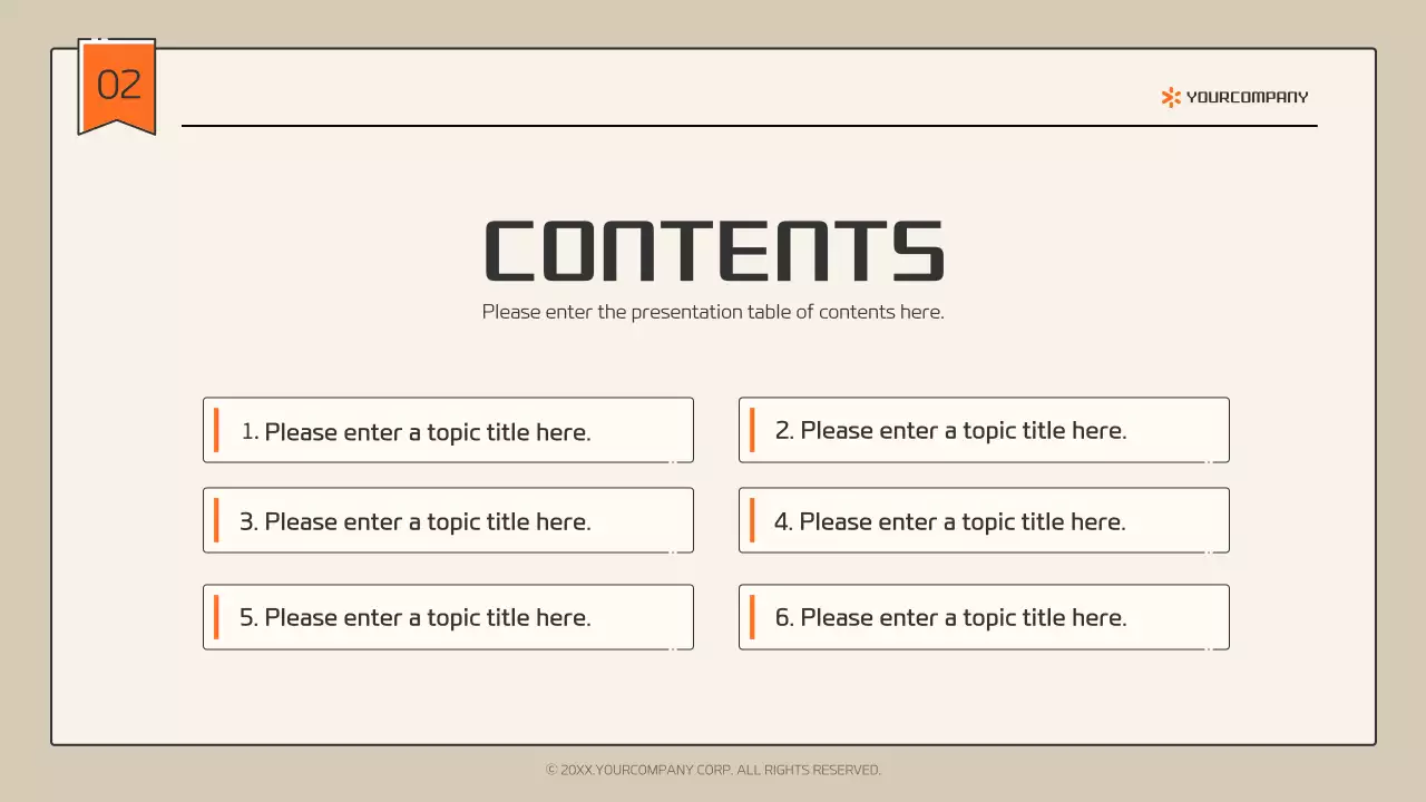 Apresentação do Guia de Perfil da Empresa Bege Modern