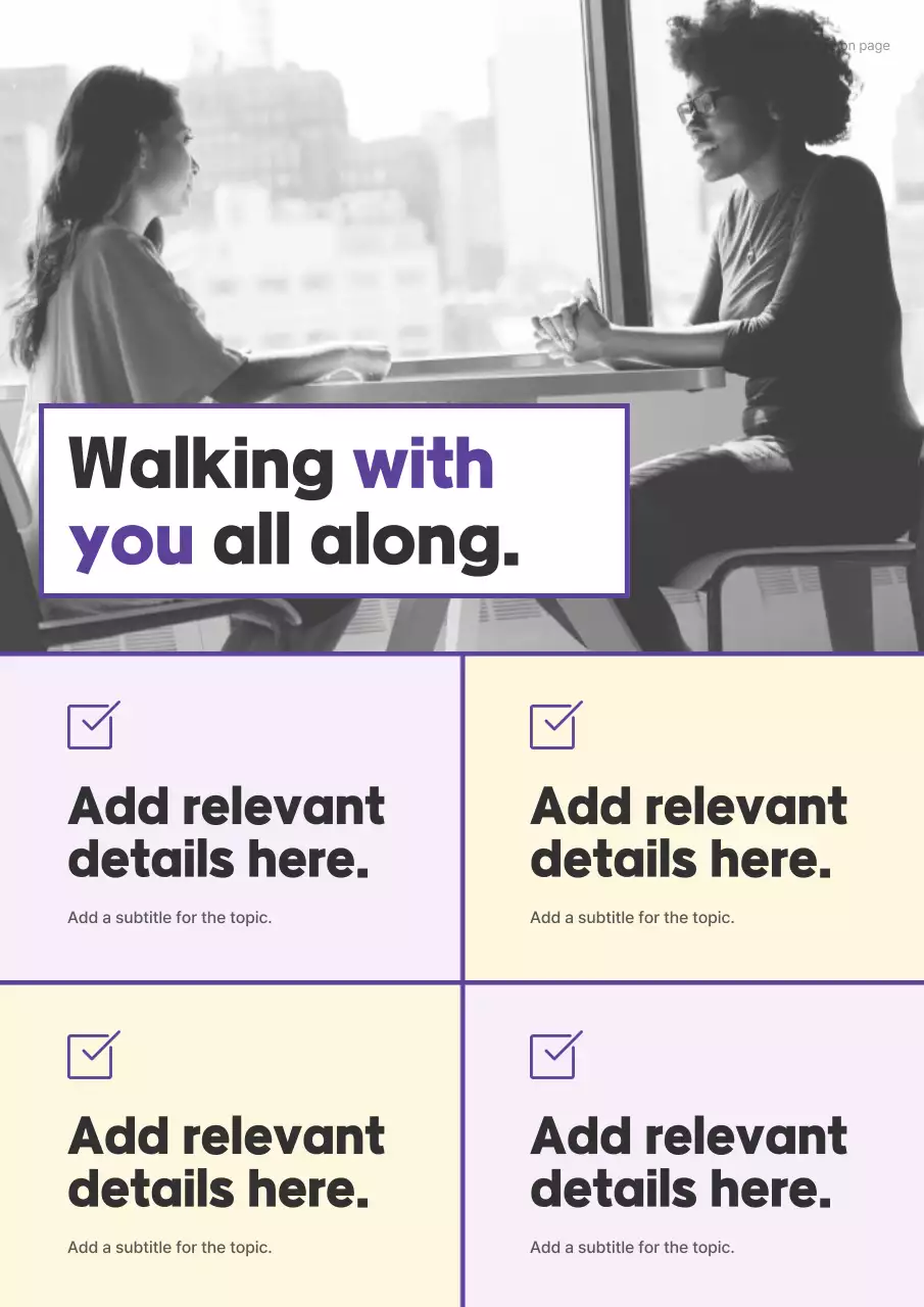 Purple Professional Election Promotion Poster