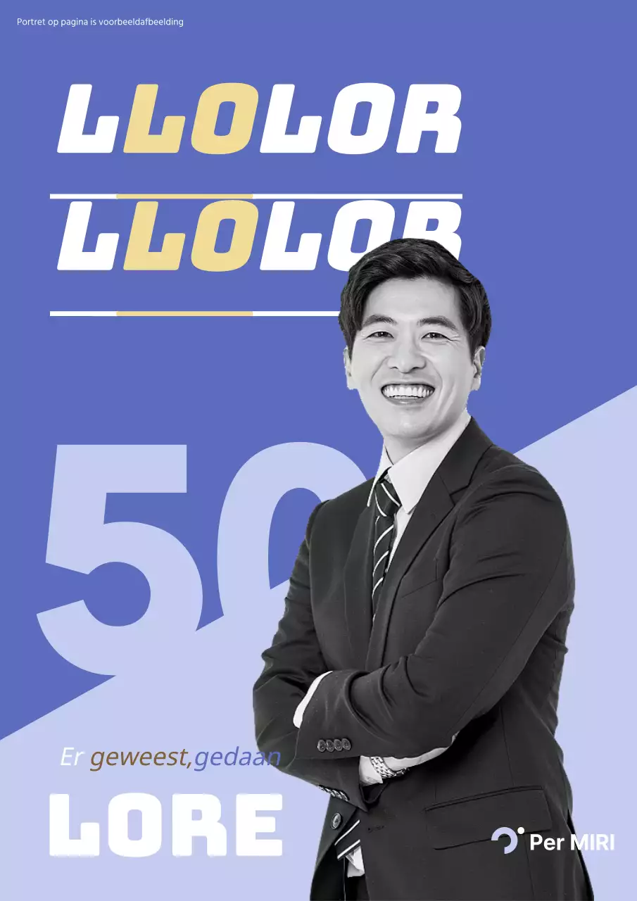 Yonborra's brochure voor de parlementsverkiezingen promoten