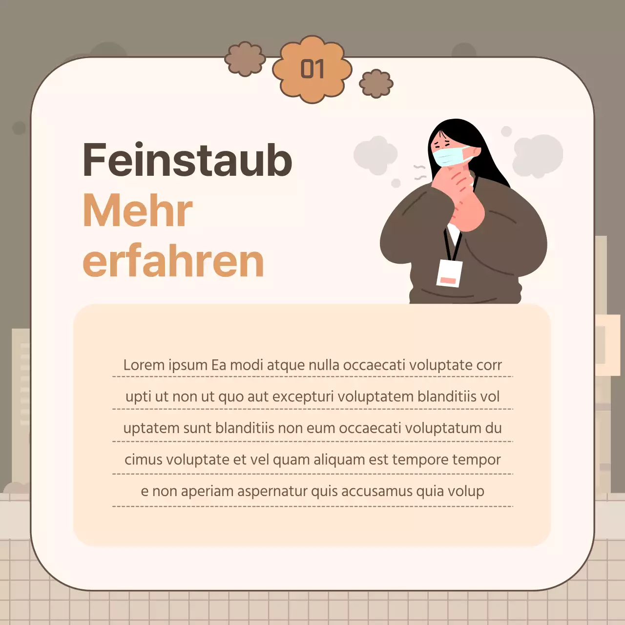 Ein einfacher Frühlingsanstrich in Beige- und Brauntönen Post