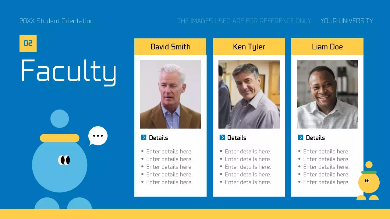 Blue Modern Student Event Presentation