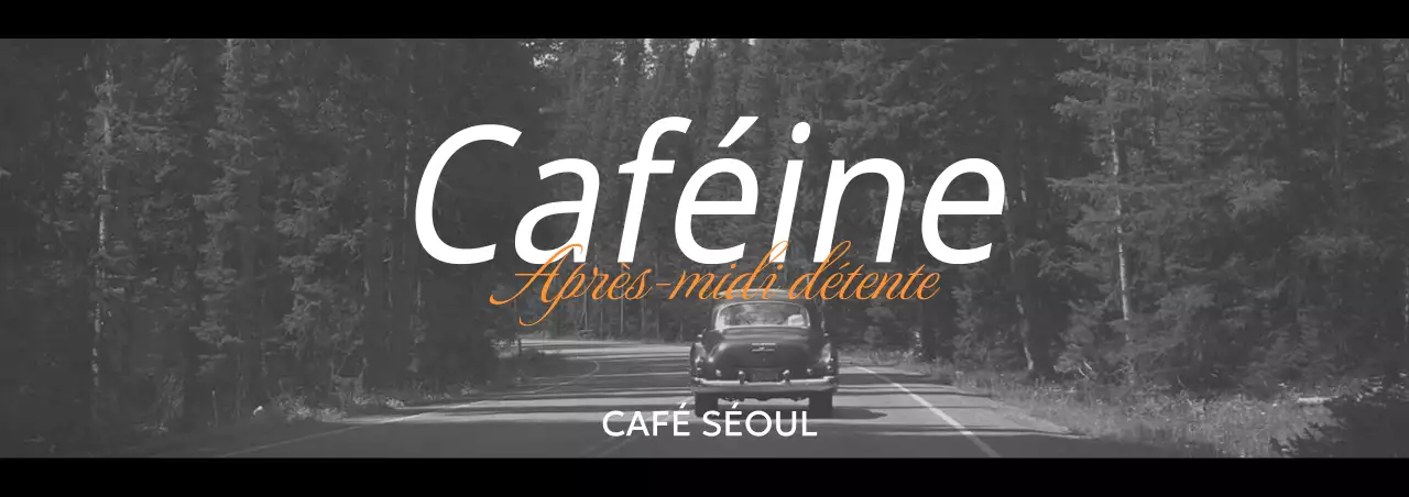 Cadre circulaire noir et orange vintage goods