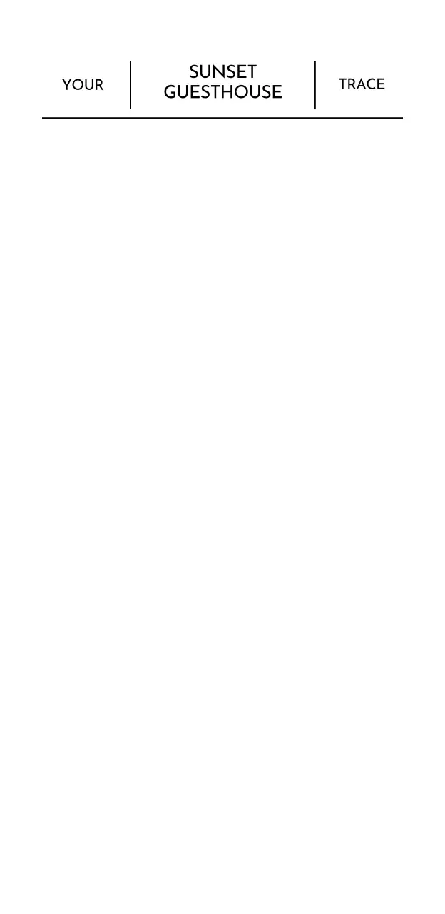 A calm hotel concept with a typography-only design