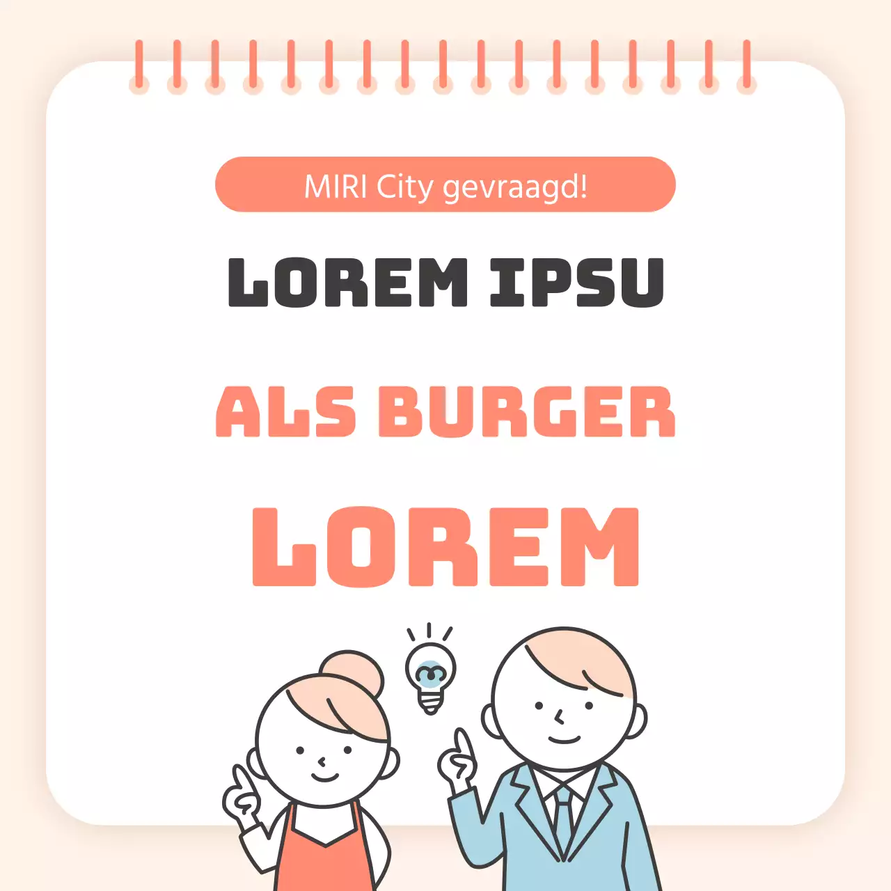 Een prachtig oranje rapport over burgerbeleid