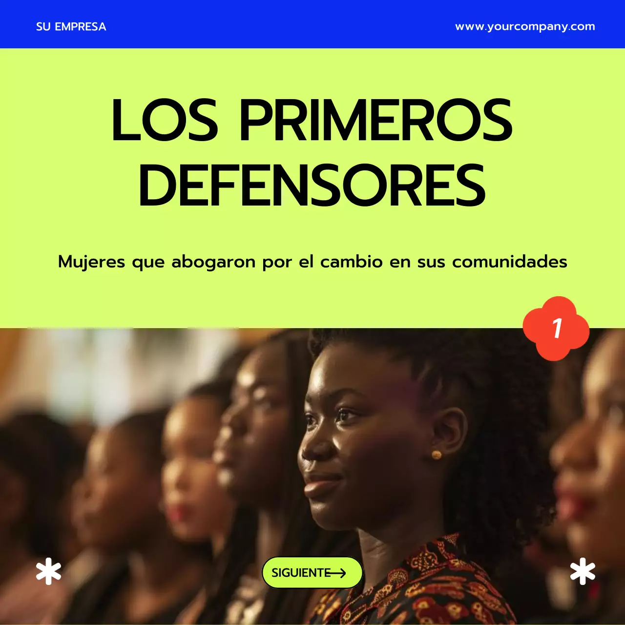 Púrpura y amarillo Pop: consejos para el Mes de la Mujer Publicidad