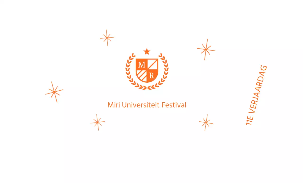 Schoolfeest met schoollogo met laurier en glitter