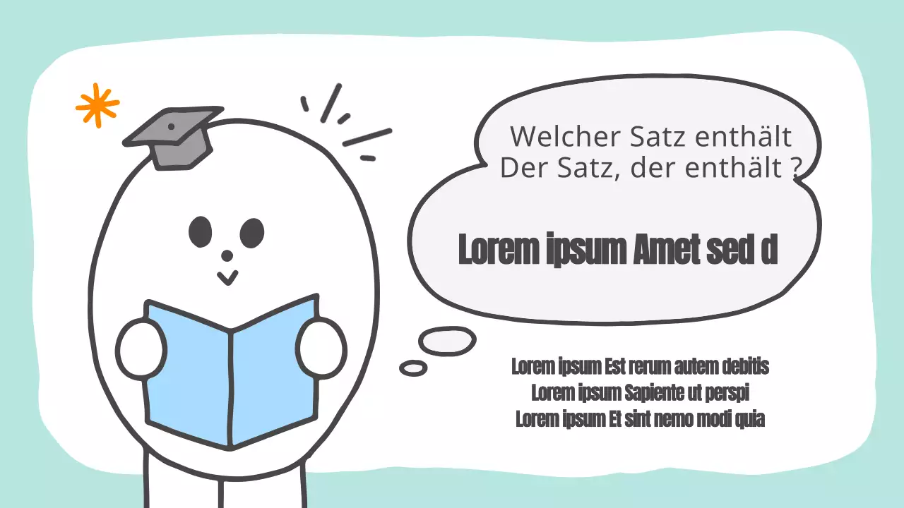 Gelbs süßes kleines Pitchdeck