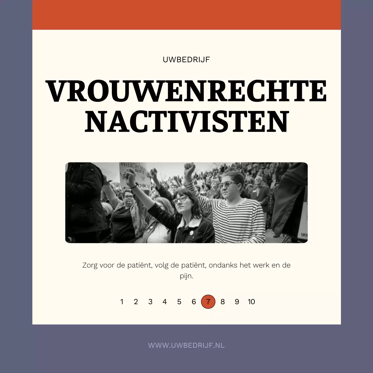 Paars en Roze Minimale Vrouwendag Tips Publiciteit